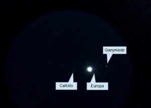 Jupiter’s Galilean Moons, by Colin Grace